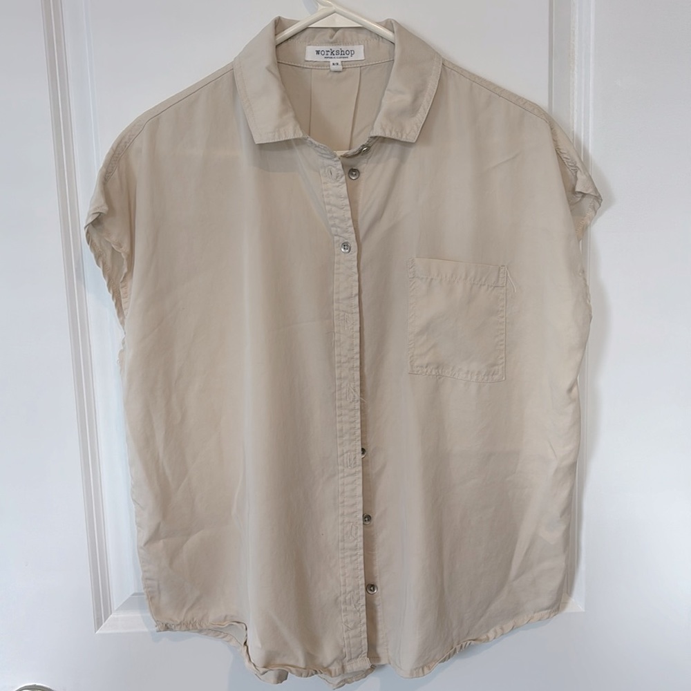 Workshop Republic Clothing Button Up Top